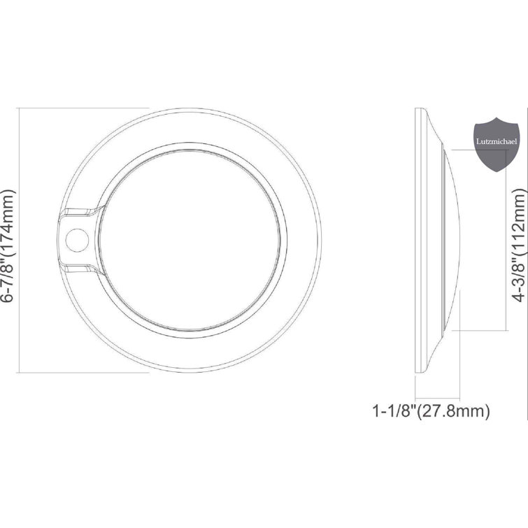 menggutong Motion Sensor LED Recessed Light Wayfair Canada
